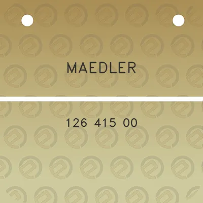 maedler-126-415-00