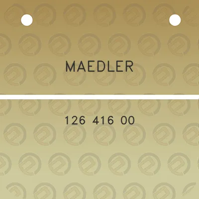 maedler-126-416-00