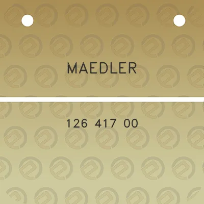 maedler-126-417-00