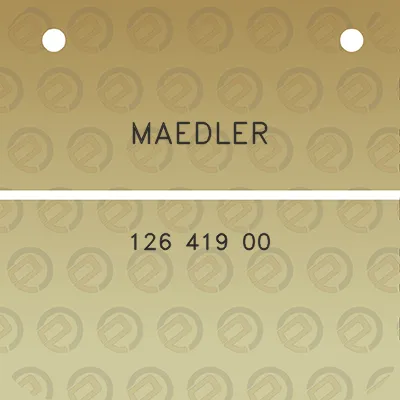 maedler-126-419-00