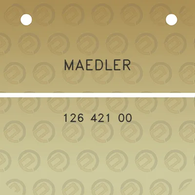 maedler-126-421-00