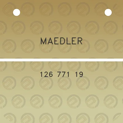 maedler-126-771-19