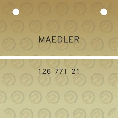 maedler-126-771-21