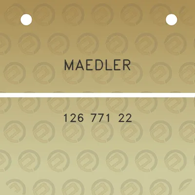 maedler-126-771-22