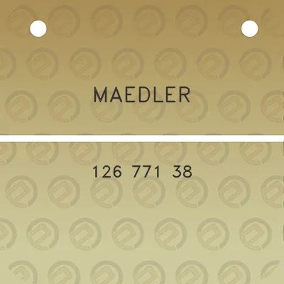 maedler-126-771-38