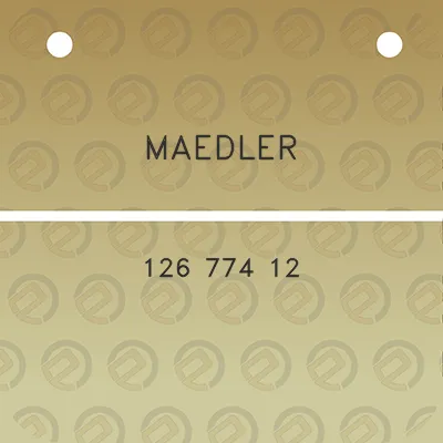 maedler-126-774-12