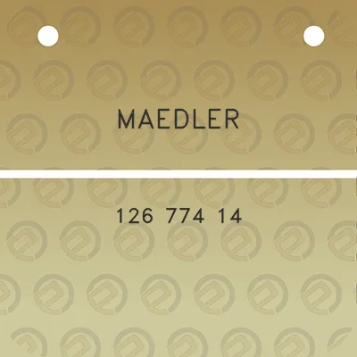 maedler-126-774-14