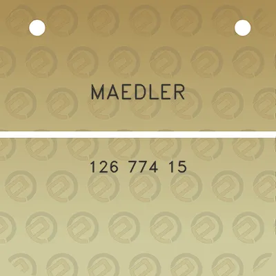 maedler-126-774-15