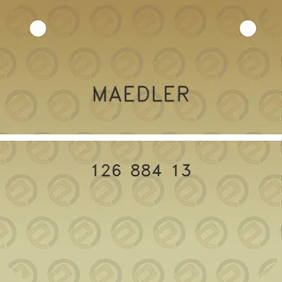 maedler-126-884-13