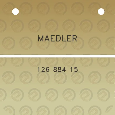 maedler-126-884-15