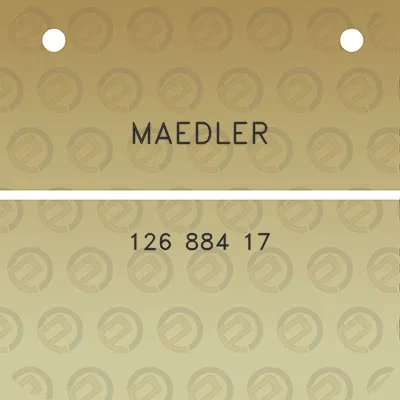 maedler-126-884-17