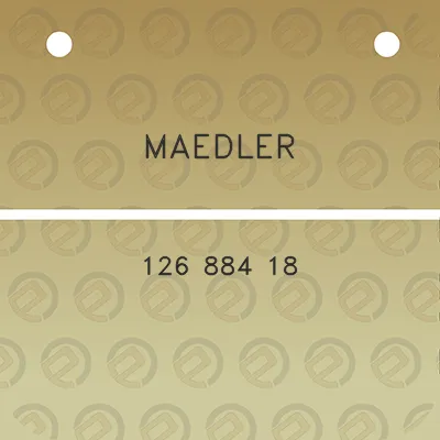 maedler-126-884-18