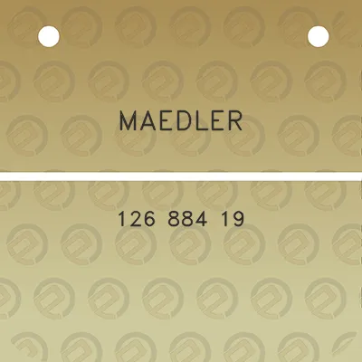 maedler-126-884-19