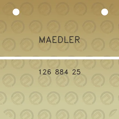 maedler-126-884-25