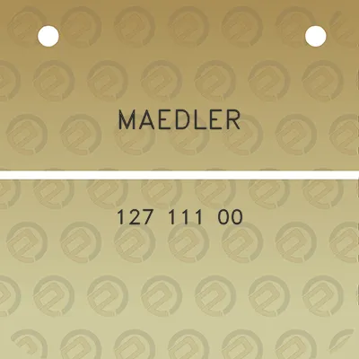 maedler-127-111-00