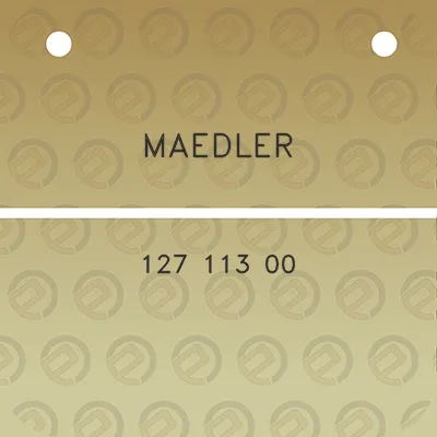 maedler-127-113-00