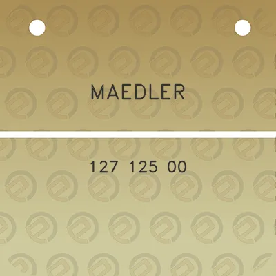 maedler-127-125-00