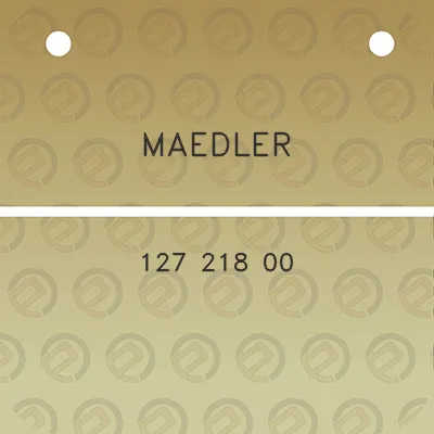 maedler-127-218-00