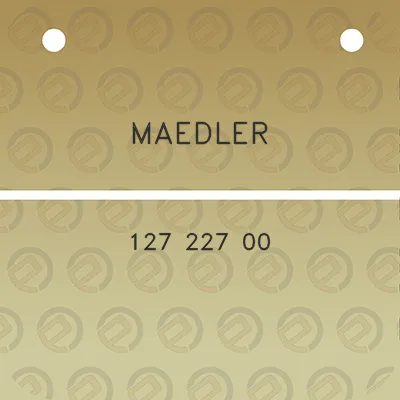 maedler-127-227-00