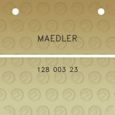 maedler-128-003-23