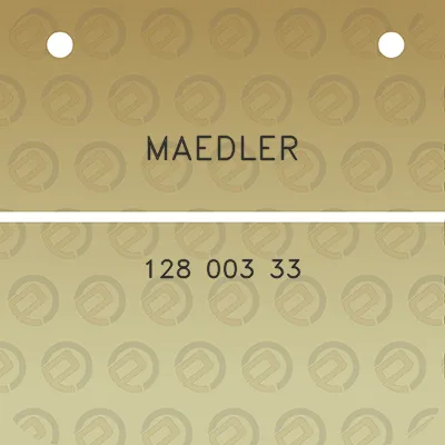 maedler-128-003-33