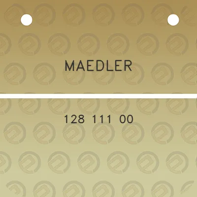 maedler-128-111-00