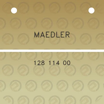 maedler-128-114-00