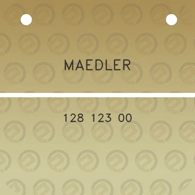 maedler-128-123-00