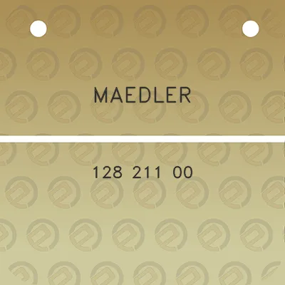 maedler-128-211-00