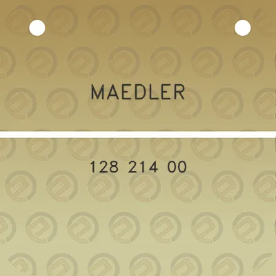 maedler-128-214-00