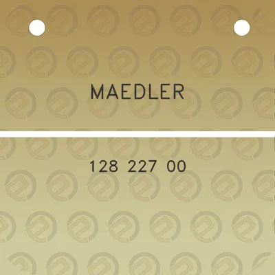 maedler-128-227-00