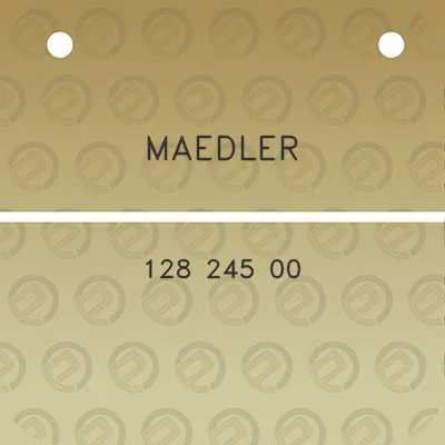 maedler-128-245-00