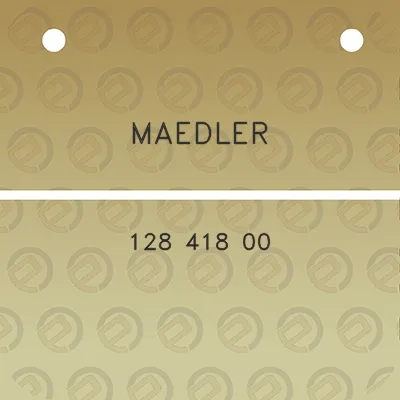 maedler-128-418-00