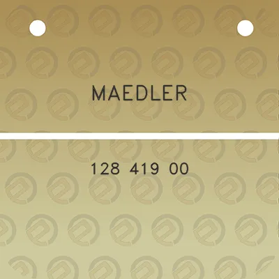 maedler-128-419-00