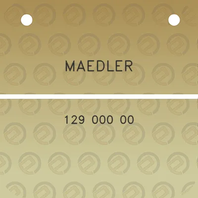 maedler-129-000-00