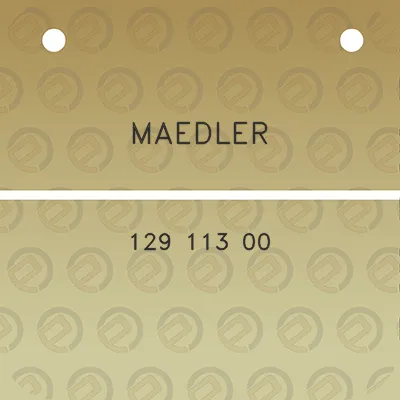 maedler-129-113-00