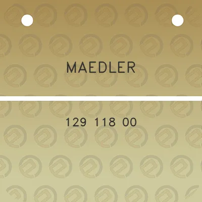 maedler-129-118-00