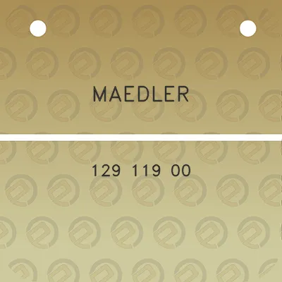 maedler-129-119-00