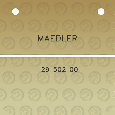 maedler-129-502-00