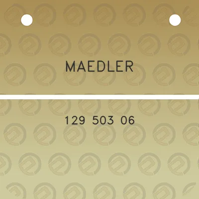 maedler-129-503-06