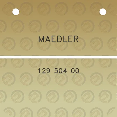 maedler-129-504-00