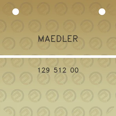 maedler-129-512-00