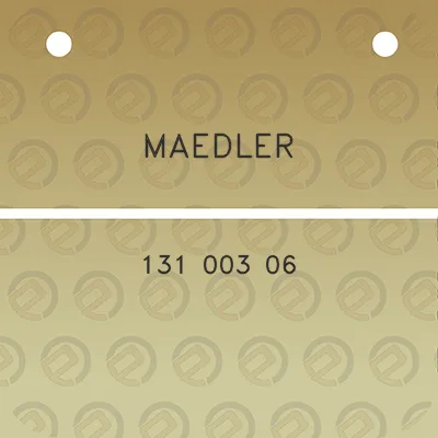 maedler-131-003-06