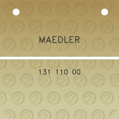 maedler-131-110-00