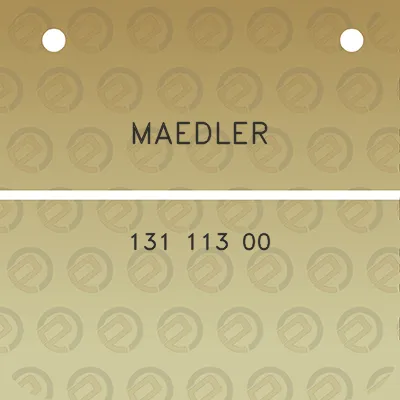 maedler-131-113-00