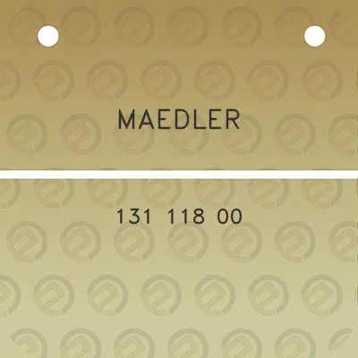 maedler-131-118-00