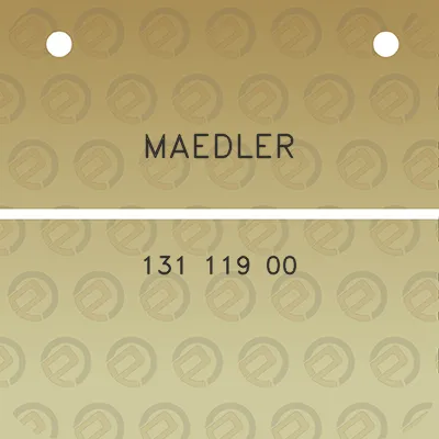 maedler-131-119-00