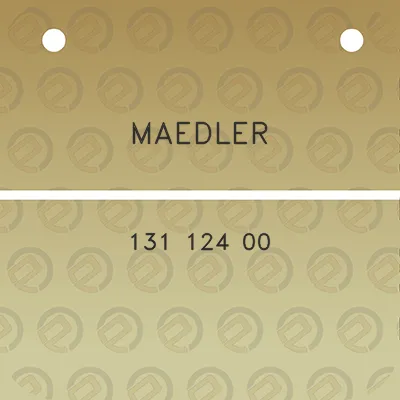 maedler-131-124-00