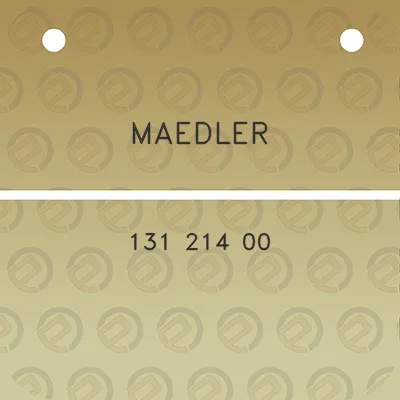 maedler-131-214-00