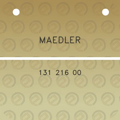 maedler-131-216-00